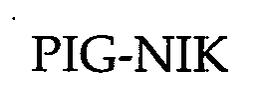 PIG-NIK trademark