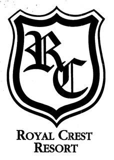 RC ROYAL CREST RESORT trademark