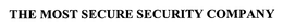 THE MOST SECURE SECURITY COMPANY trademark