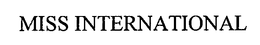 MISS INTERNATIONAL trademark