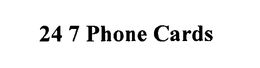 24 7 PHONE CARDS trademark