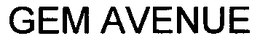GEM AVENUE trademark