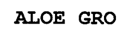 ALOE GRO trademark