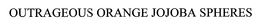 OUTRAGEOUS ORANGE JOJOBA SPHERES trademark