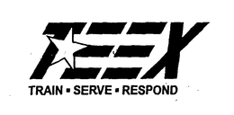 TEEX TRAIN · SERVE · RESPOND trademark