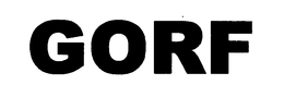 GORF trademark