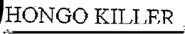 HONGO KILLER HK trademark
