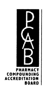 PCAB PHARMACY COMPOUNDING ACCREDITATION BOARD trademark
