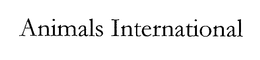 ANIMALS INTERNATIONAL trademark