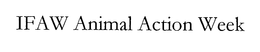 IFAW ANIMAL ACTION WEEK trademark