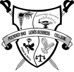 FOUNDED 1943 LEWIS BUSINESS COLLEGE trademark
