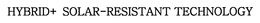 HYBRID+ SOLAR-RESISTANT TECHNOLOGY trademark