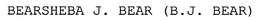 BEARSHEBA J. BEAR (B.J. BEAR) trademark