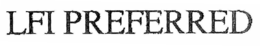 LFI PREFERRED trademark