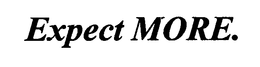 EXPECT MORE. trademark