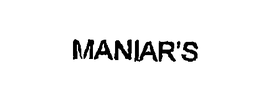 MANIAR'S trademark