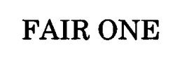 FAIR ONE trademark