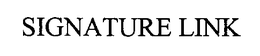 SIGNATURE LINK trademark