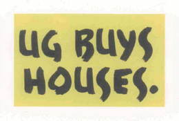 UG BUYS HOUSES. trademark