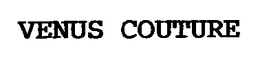VENUS COUTURE trademark