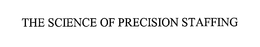 THE SCIENCE OF PRECISION STAFFING trademark
