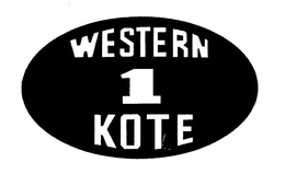 WESTERN 1 KOTE trademark