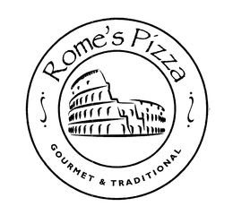 ROME'S PIZZA GOURMET & TRADITIONAL trademark