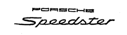 PORSCHE SPEEDSTER trademark