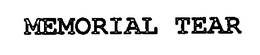 MEMORIAL TEAR trademark
