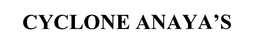 CYCLONE ANAYA'S trademark