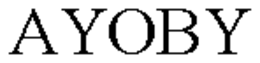 AYOBY trademark