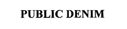 PUBLIC DENIM trademark