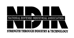 NDIA NATIONAL DEFENSE INDUSTRIAL ASSOCIATION STRENGTH THROUGH INDUSTRY & TECHNOLOGY trademark