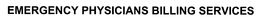 EMERGENCY PHYSICIANS BILLING SERVICES trademark