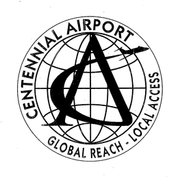 CA CENTENNIAL AIRPORT GLOBAL REACH - LOCAL ACCESS trademark