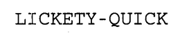 LICKETY-QUICK trademark