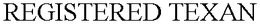 REGISTERED TEXAN trademark