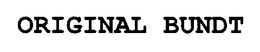 ORIGINAL BUNDT trademark