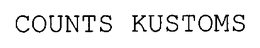COUNTS KUSTOMS trademark