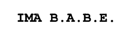 IMA B.A.B.E. trademark