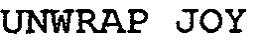 UNWRAP JOY trademark