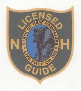 NH LICENSED GUIDE STATE OF NEW HAMPSHIRE LIVE FREE OR DIE trademark