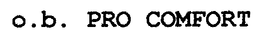 O.B. PRO COMFORT trademark