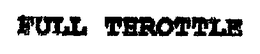 FULL THROTTLE trademark