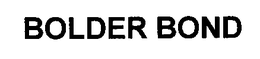 BOLDER BOND trademark