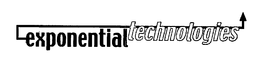 EXPONENTIAL TECHNOLOGIES trademark