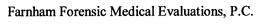 FARNHAM FORENSIC MEDICAL EVALUATIONS, P.C. trademark