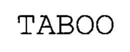 TABOO trademark