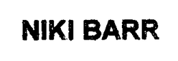 NIKI BARR trademark