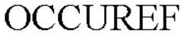 OCCUREF trademark